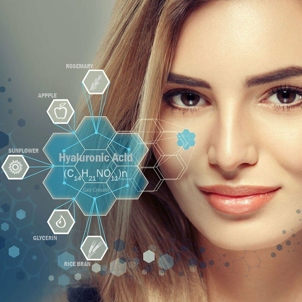 Hyaluronic Acid Anti-Aging Gel Cream Moisturizer