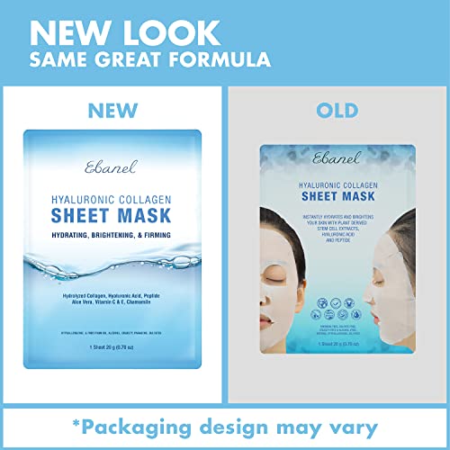 Ebanel Hyaluronic Collagen Sheet Mask 15 Pack
