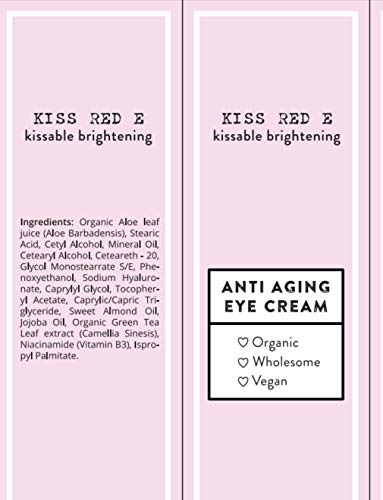 Vegan Eye Cream for Dark Circles and Puffiness