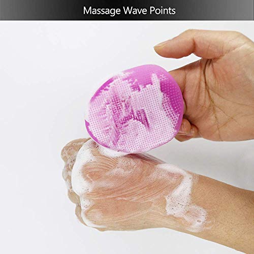 2Pcs Silicone Face Cleansing Brush Set