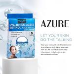 Azure Hyaluronic Acid & Retinol Anti-Aging Face Masks