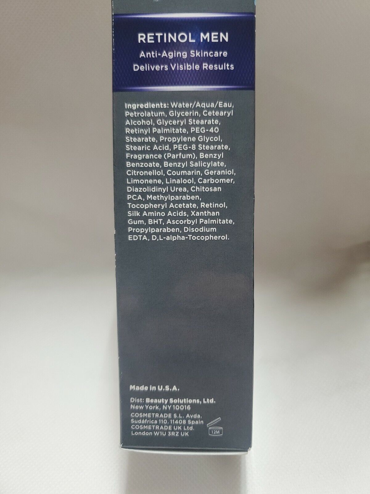 Daily Retinol Moisturizer for Men - 1.7 oz