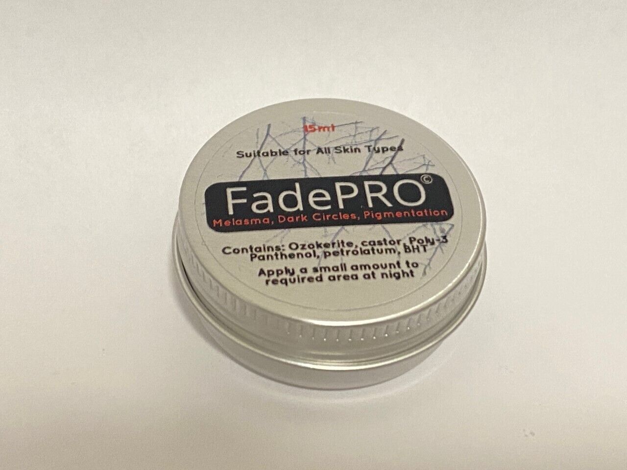 FadePRO Men's Eye Cream for Dark Circles and Puffiness