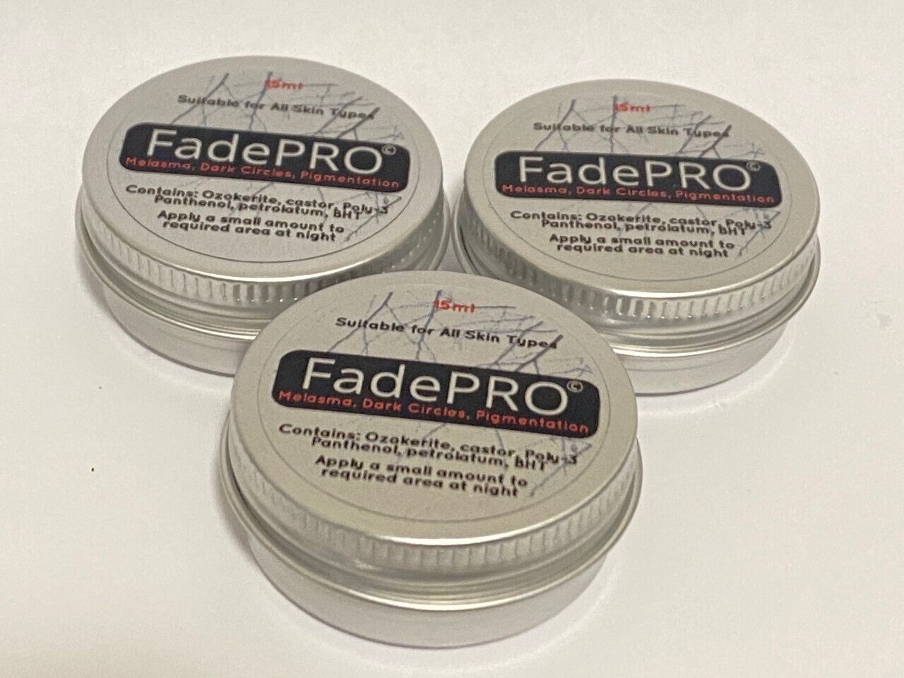 FadePRO Men's Eye Cream for Dark Circles and Puffiness