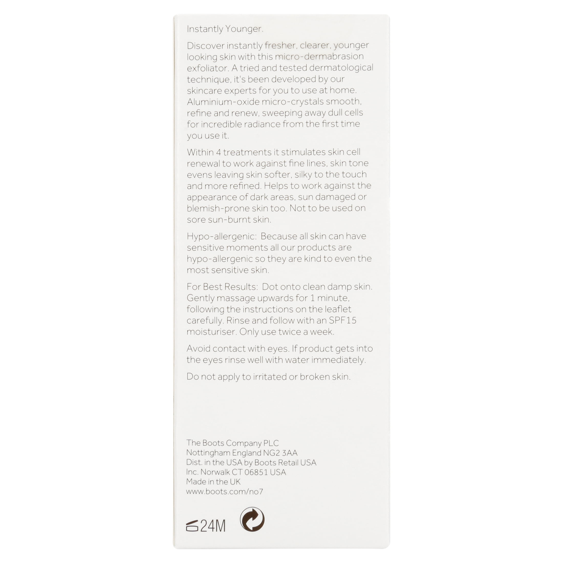 No7 Total Renewal Micro-Dermabrasion Facial Scrub