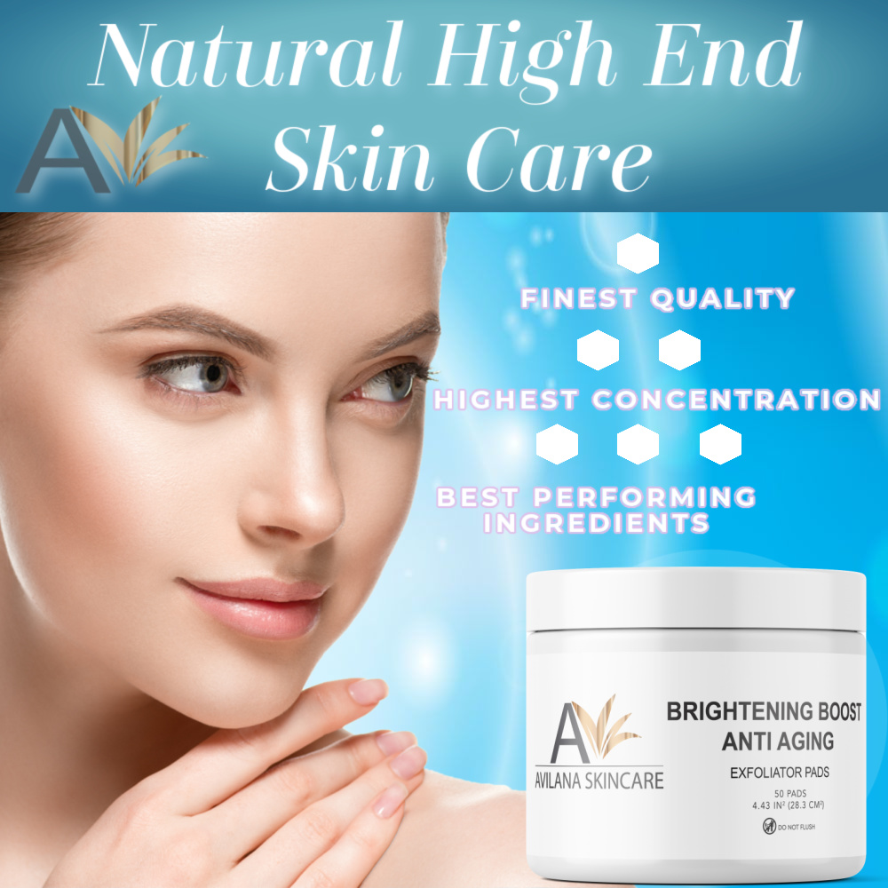 Avilana Brightening Boost Anti-Aging Exfoliator Pads