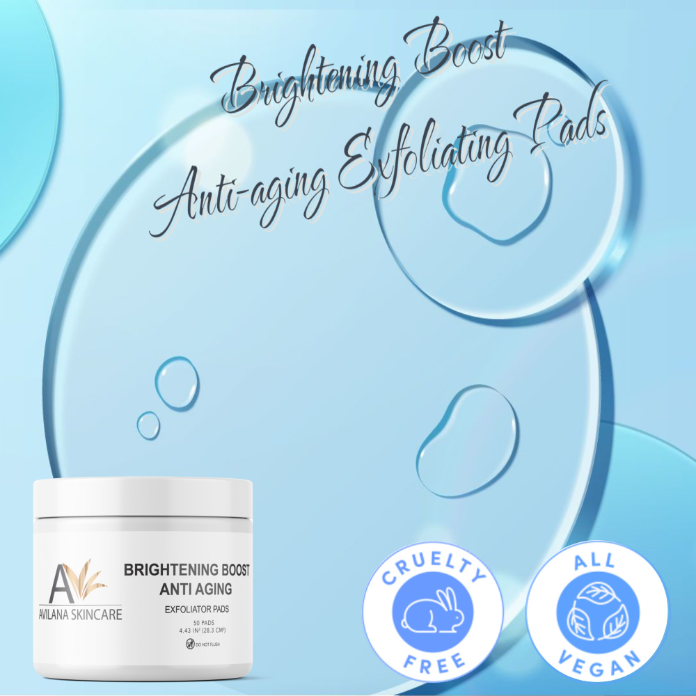 Avilana Brightening Boost Anti-Aging Exfoliator Pads