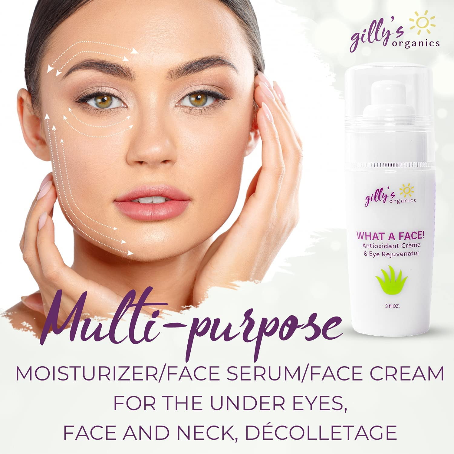 Gilly's Organic Anti-Aging Face Cream Moisturizer
