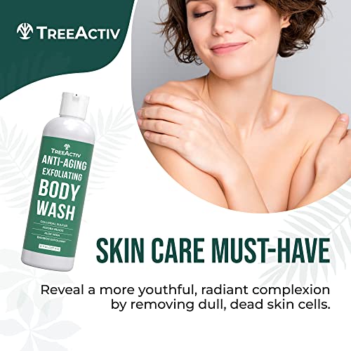 TreeActiv Anti-Aging Exfoliating Body Wash, 8oz
