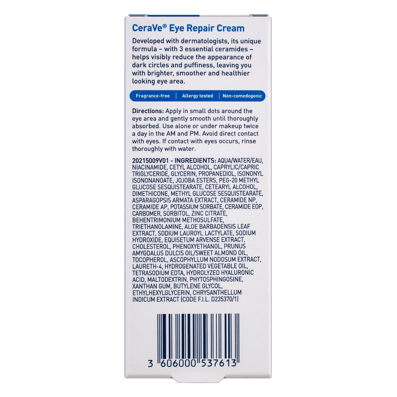 CeraVe Eye Repair Cream for Youthful Skin