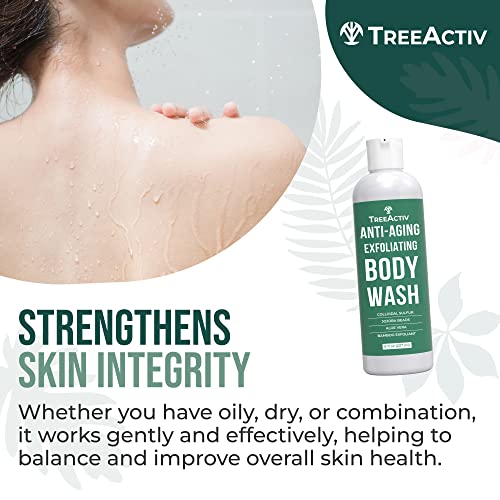TreeActiv Anti-Aging Exfoliating Body Wash, 8oz