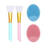 Silicone Facial Brush and Mask Set for Anti-Aging