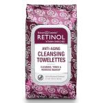 Retinol Anti-Aging Cleansing Towelettes for Fresh Skin