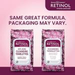 Retinol Anti-Aging Cleansing Towelettes for Fresh Skin
