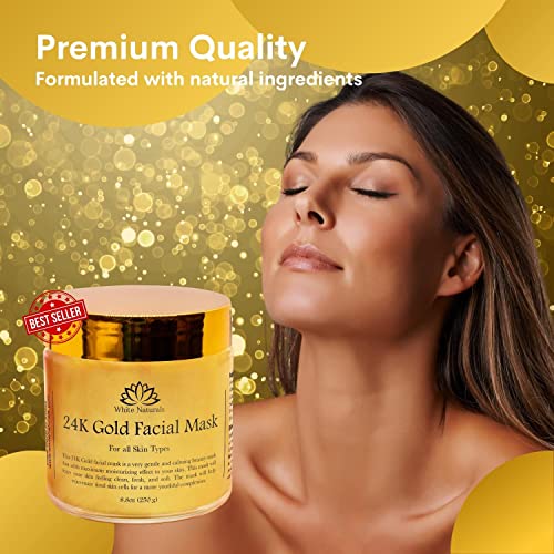 24K Gold Anti-Aging Facial Mask for Radiant Skin