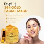 24K Gold Anti-Aging Facial Mask for Radiant Skin
