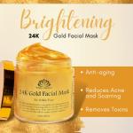 24K Gold Anti-Aging Facial Mask for Radiant Skin
