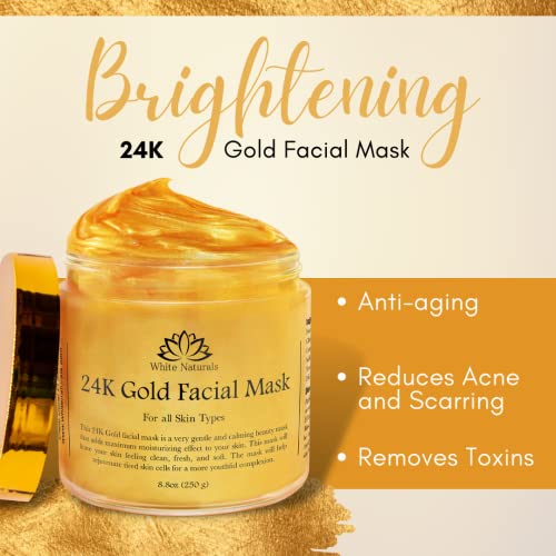 24K Gold Anti-Aging Facial Mask for Radiant Skin