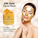 24K Gold Anti-Aging Facial Mask for Radiant Skin