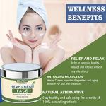Hemp Anti-Aging Face Cream with Hyaluronic Acid