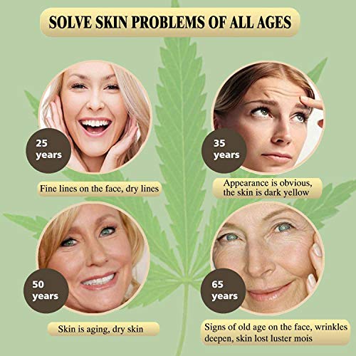 Hemp Anti-Aging Face Cream with Hyaluronic Acid