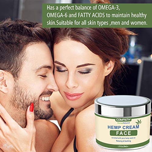 Hemp Anti-Aging Face Cream with Hyaluronic Acid