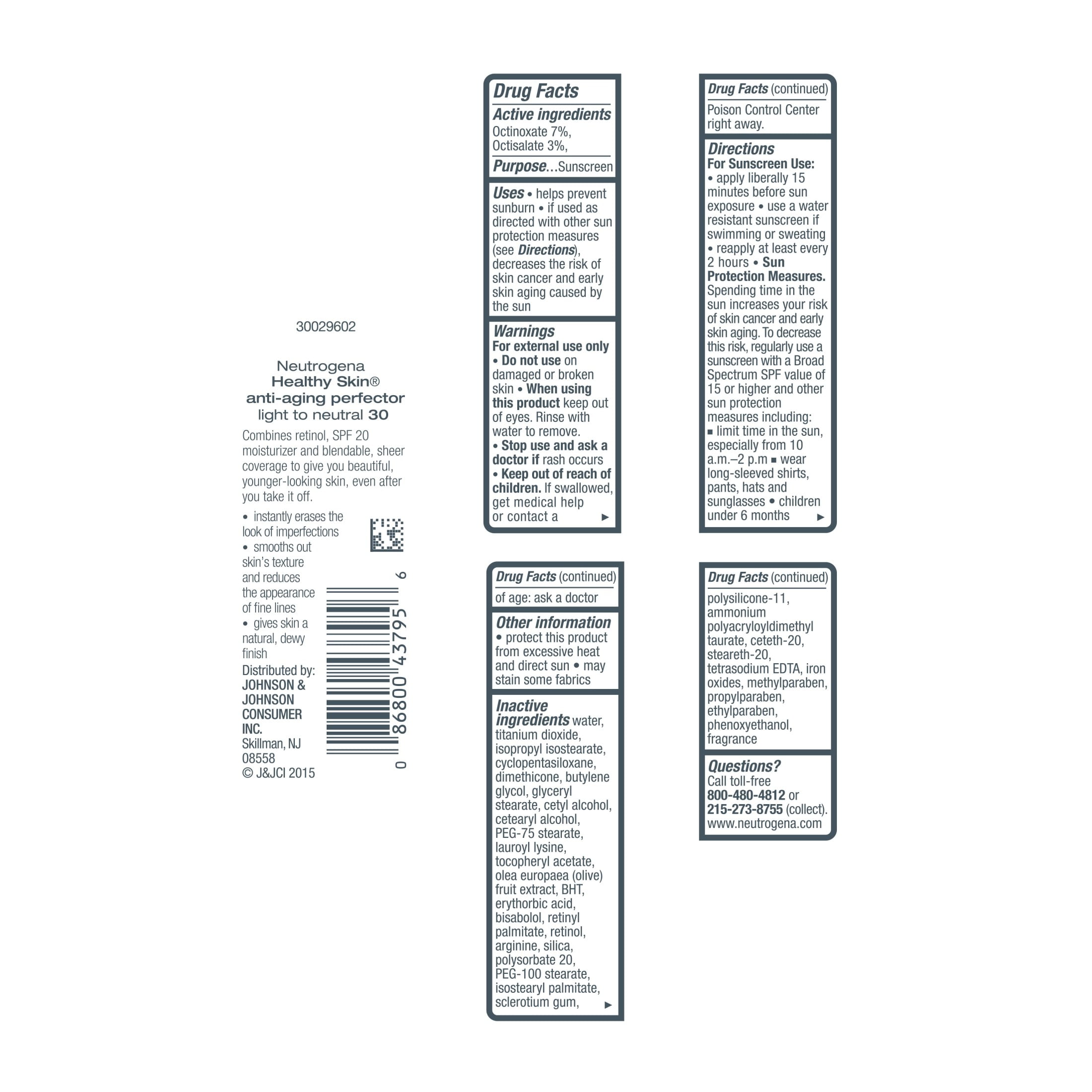 Neutrogena Healthy Skin Anti-Aging Perfector SPF 20