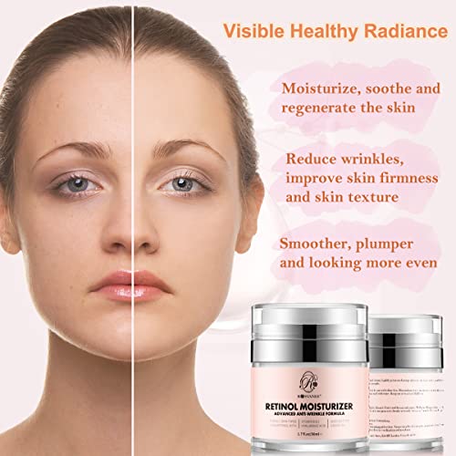 Retinol Moisturizer with Hyaluronic Acid and Vitamins