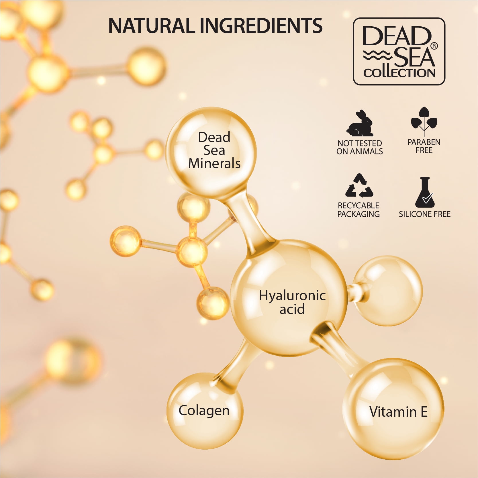 Dead Sea Night Cream with Hyaluronic Acid 1.69 oz