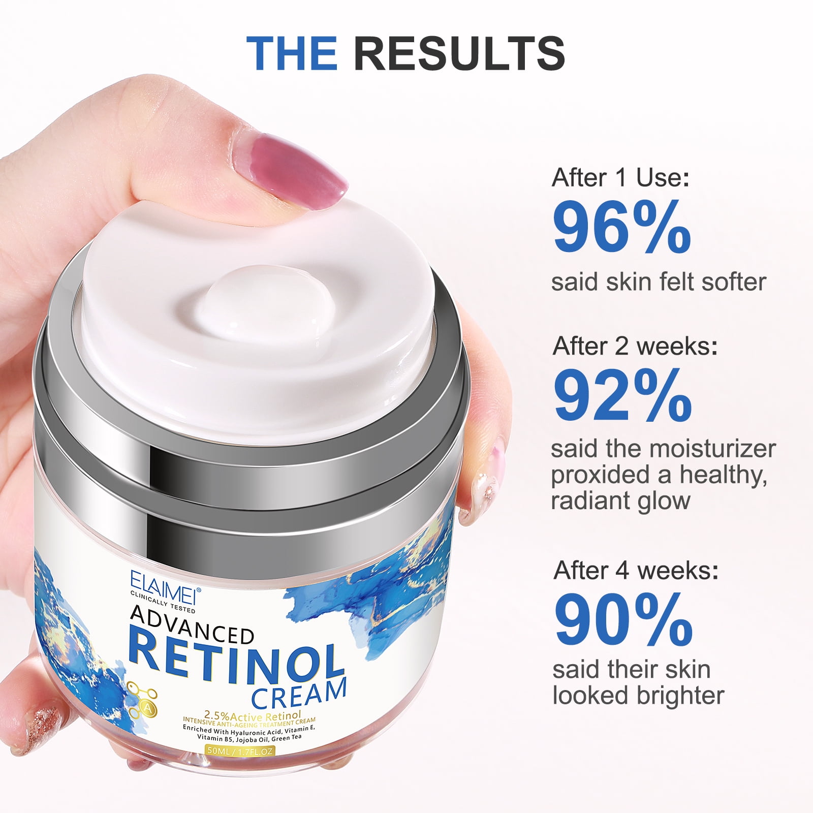 Elaimei Retinol Cream with Collagen and Hyaluronic Acid