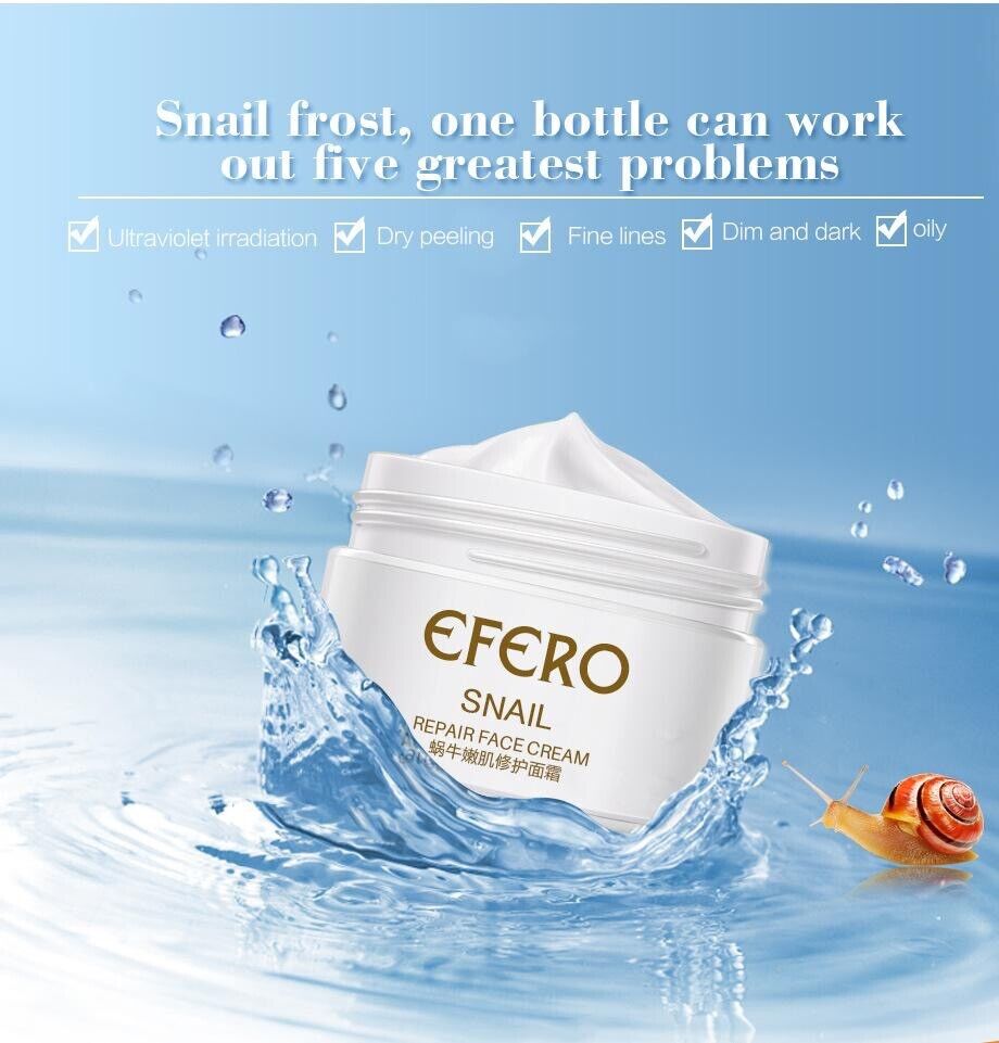 French Snail Face Cream with Hyaluronic Acid