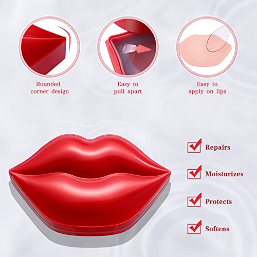20pcs Lip Plumping Gel Pads for Hydration