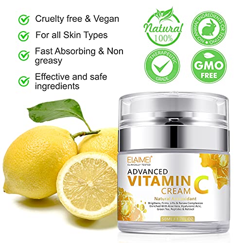 Vitamin C Hydrating Anti-Aging Cream for Face