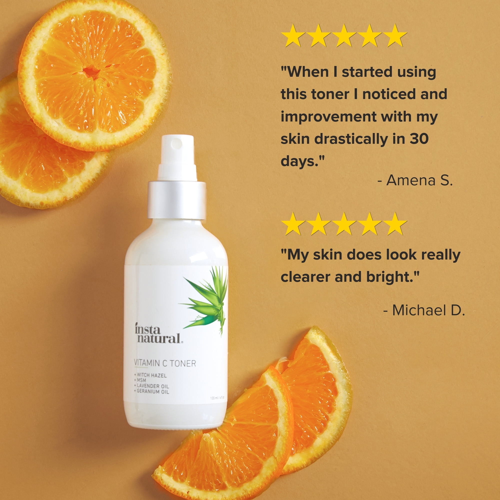 InstaNatural Vitamin C Anti-Aging Toner 4 fl oz