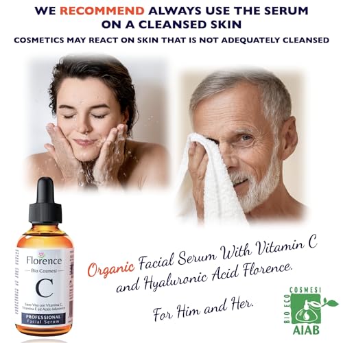 Organic Vitamin C Serum with Hyaluronic Acid & Niacinamide