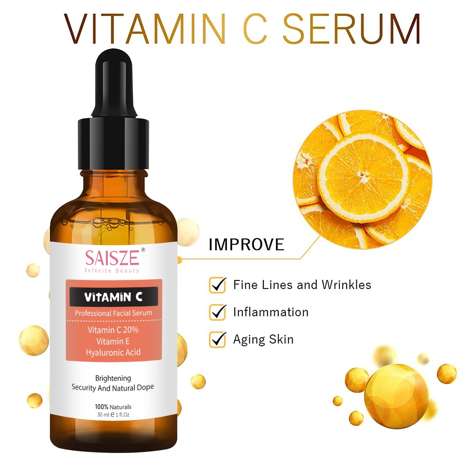 Saisze Anti Aging Face Serum & Skincare Kit