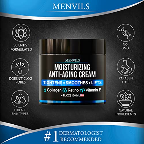 Men’s Anti-Aging Face Cream with Collagen & Retinol