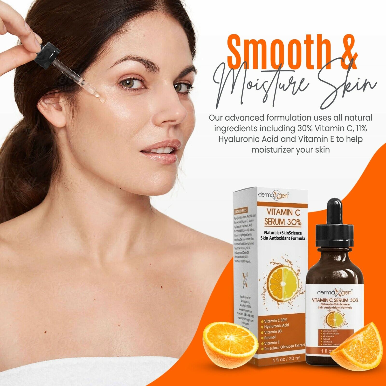 Dermaxgen® Vitamin C & Retinol Anti-Aging Serum