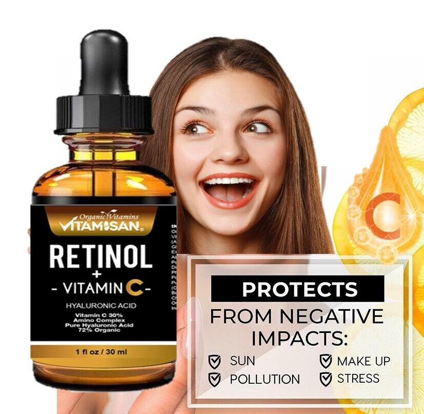 30% Vitamin C Serum with Retinol & Hyaluronic Acid