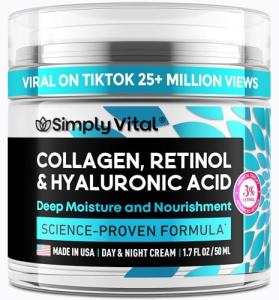 Collagen, Retinol & Hyaluronic Acid Anti-Aging Cream