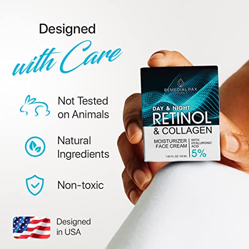 Retinol Face Cream and Eye Moisturizer