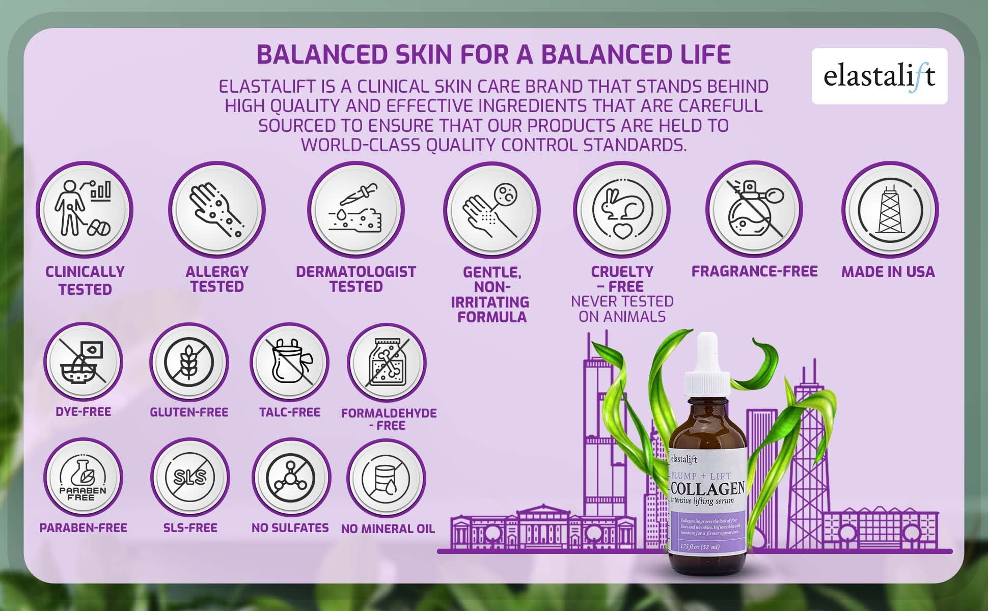 Elastalift Collagen Plump and Lift Serum 1.75 Oz