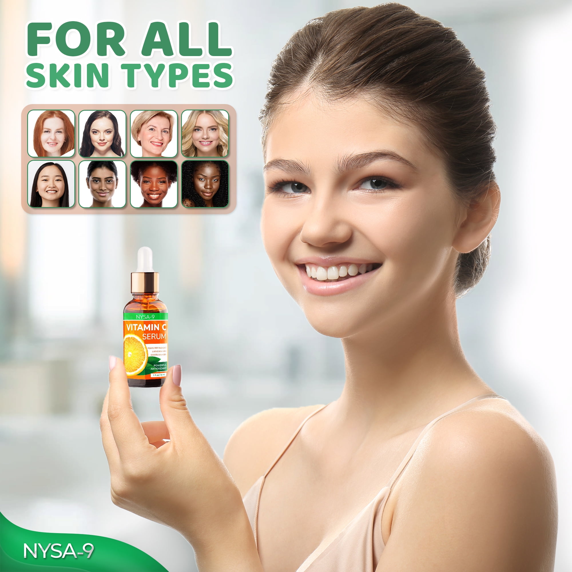 Nysa-9 Vitamin C Serum Duo for Radiant Skin