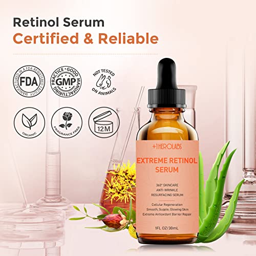 2.5% Retinol Face Serum with Vitamin C & B5