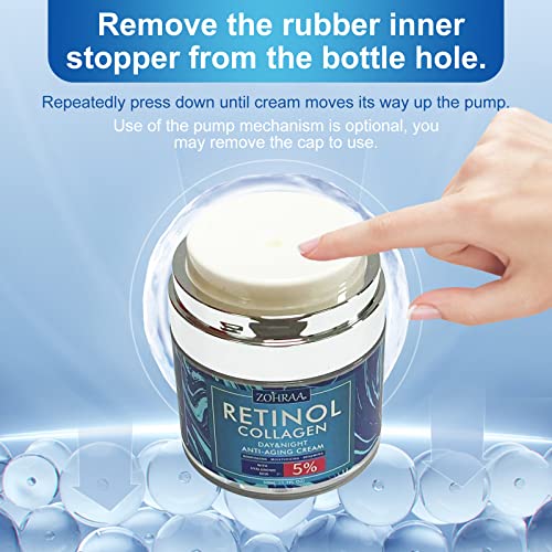 Retinol Anti-Aging Moisturizer with Collagen and Hyaluronic Acid