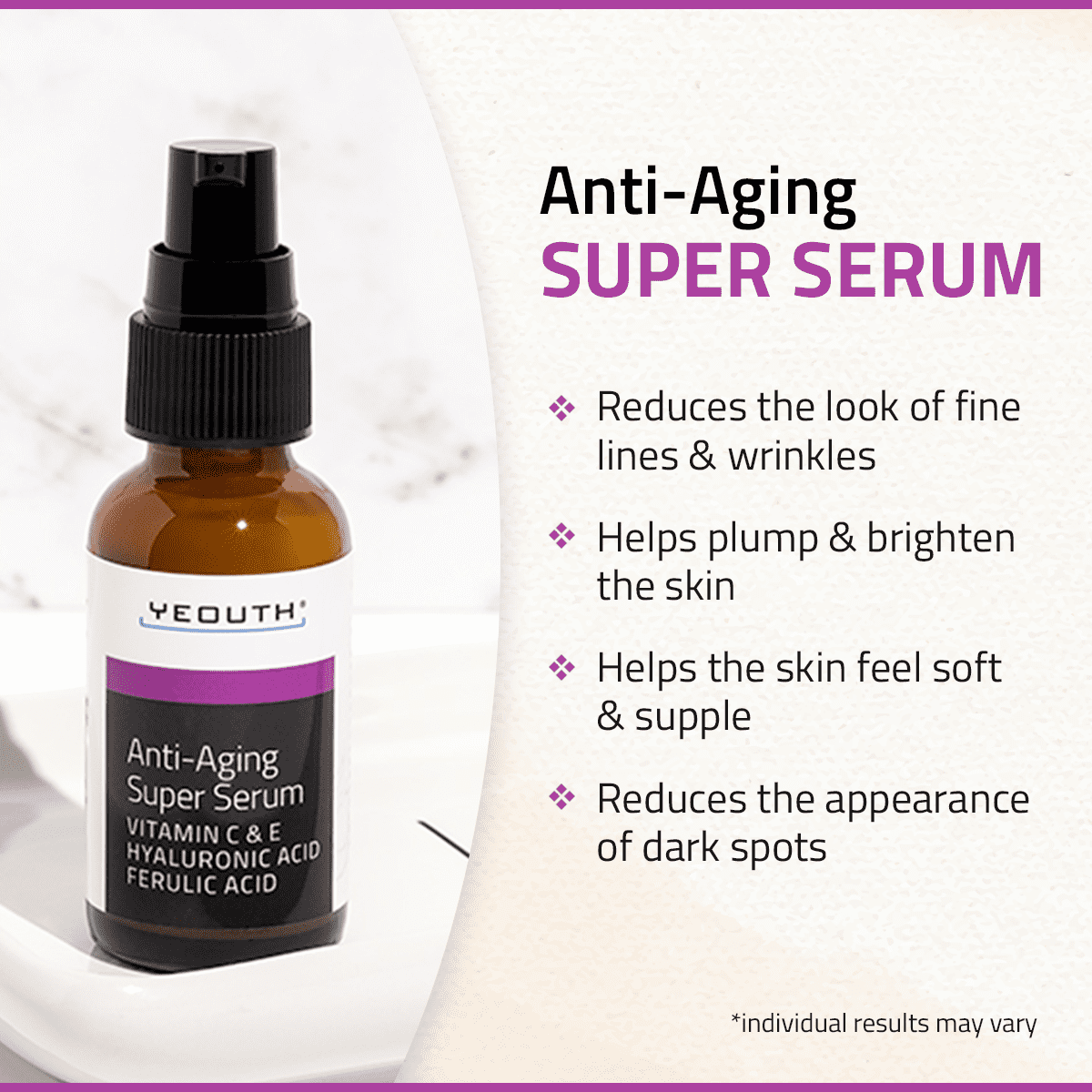 Yeouth Anti-Aging Super Serum 1 fl oz