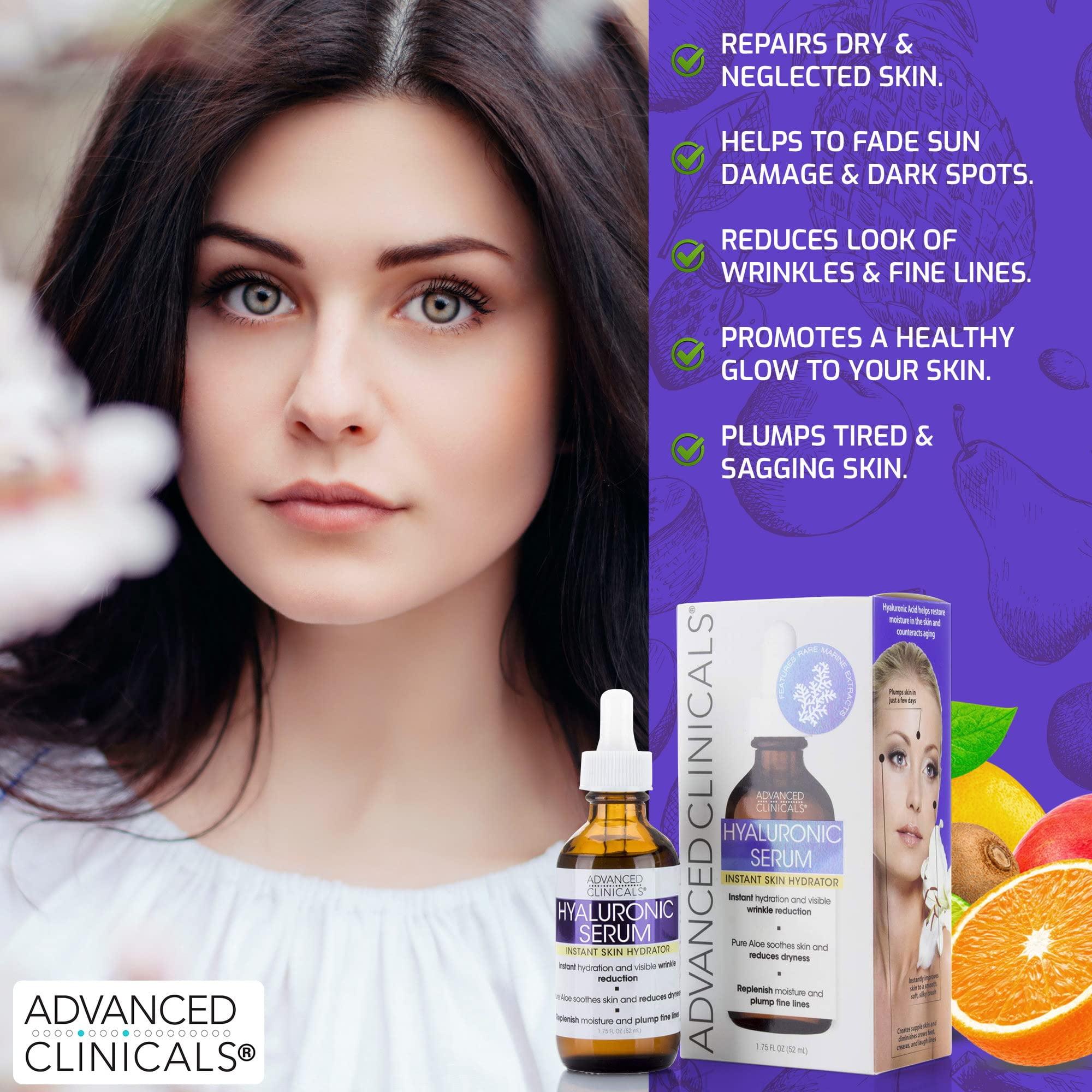 Hyaluronic Acid Anti-Aging Serum for Glowing Skin