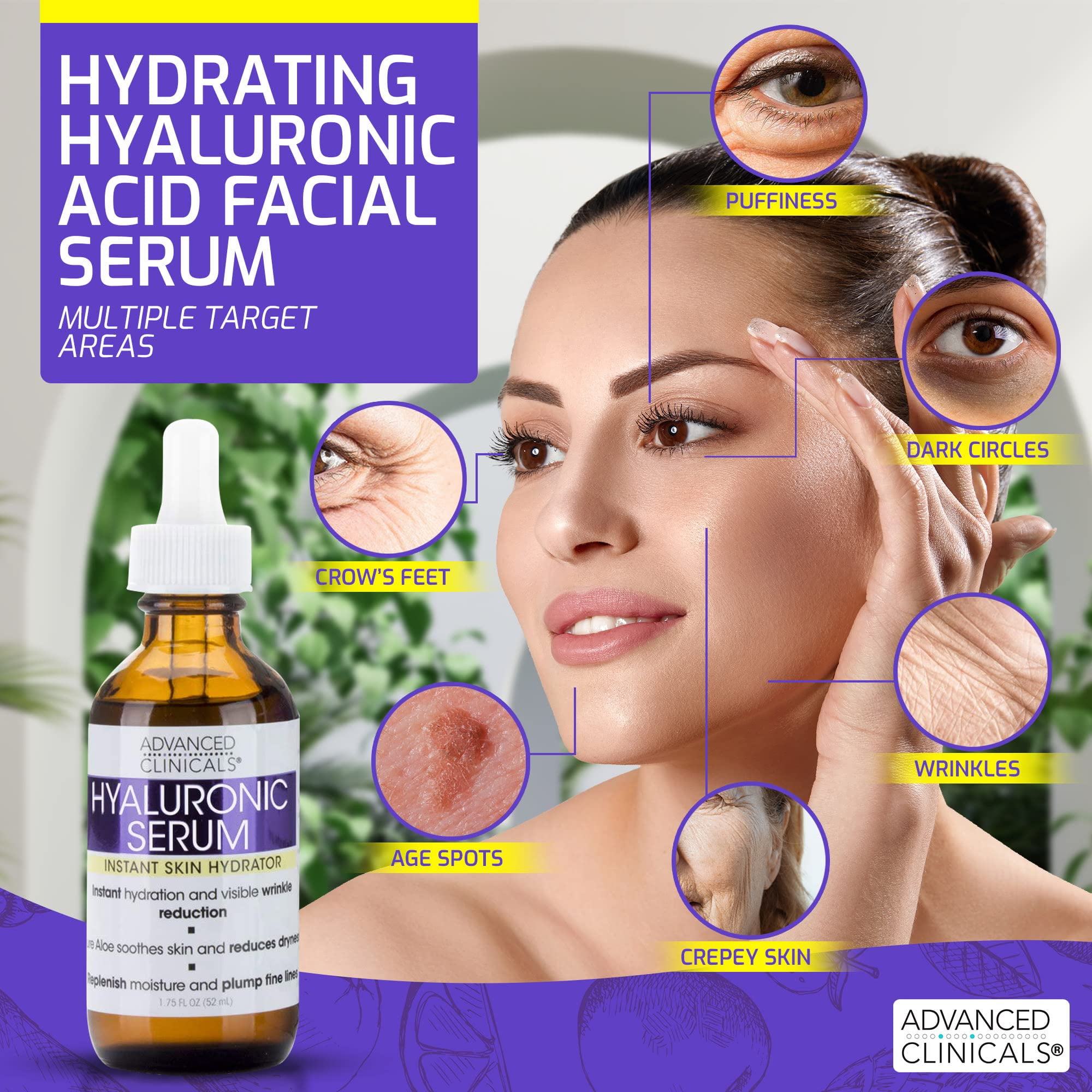 Hyaluronic Acid Anti-Aging Serum for Glowing Skin