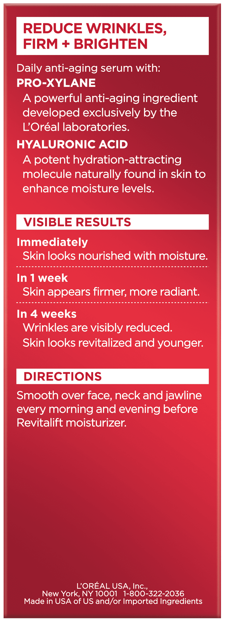 L'Oreal RevitaLift Anti-Wrinkle Serum Duo