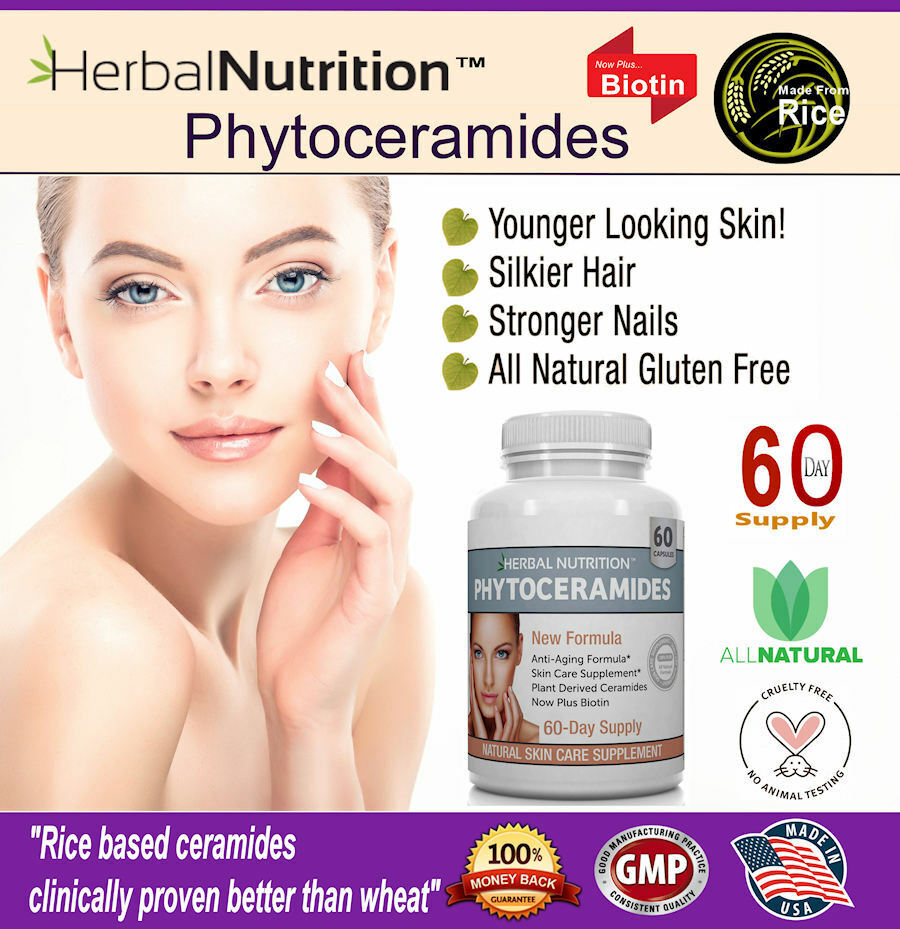 Anti-Aging Phytoceramides Capsules for Wrinkles